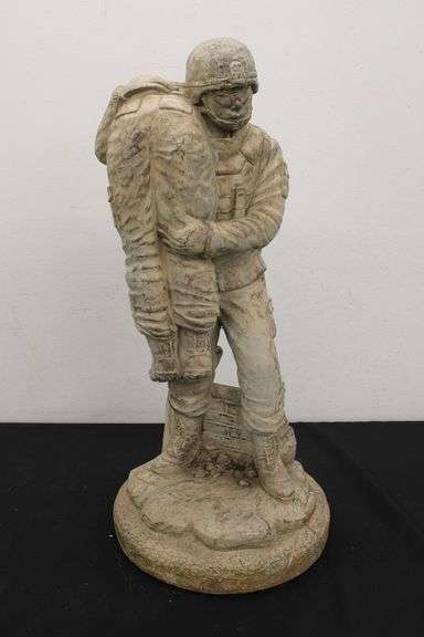 Solid Rock Stone Works Co. "None Left Behind" Garden Statue