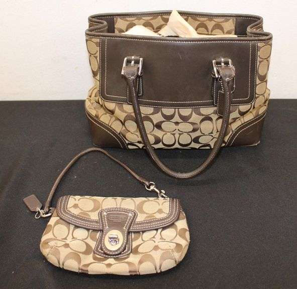 Coach Satchel & Wristlet