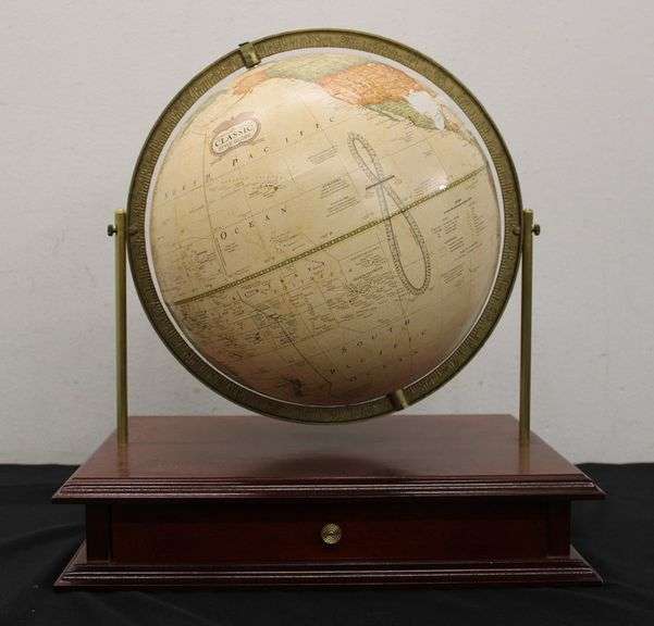 Cram Globe w/ Wood Stand