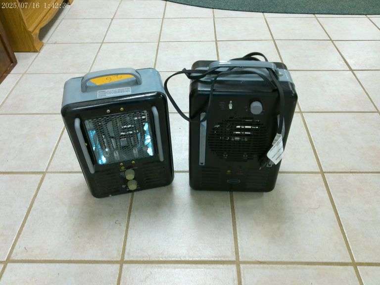 2 electric heaters. In basement