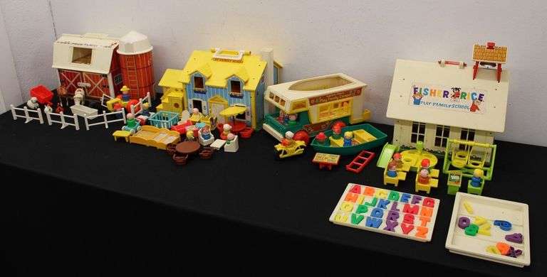 Vintage Fisher-Price Little People Toys