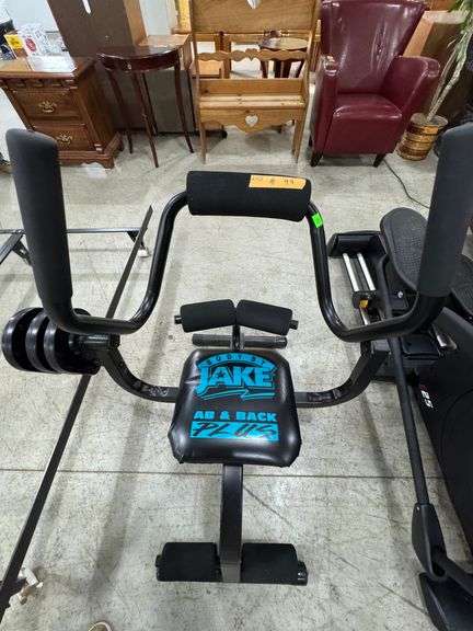 Body by Jake Ab and Back Plus a crunching machine.