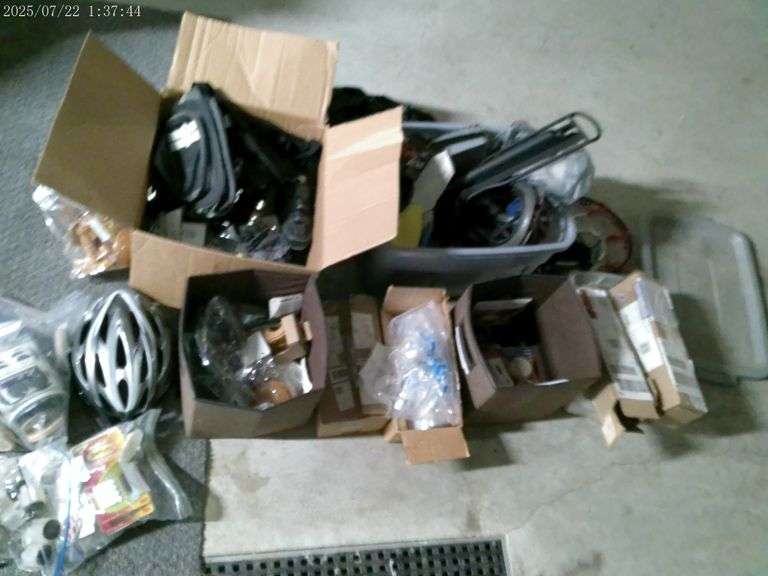 Bicycle helmets, bicycle gloves, compasses, shoes, furniture sliders,