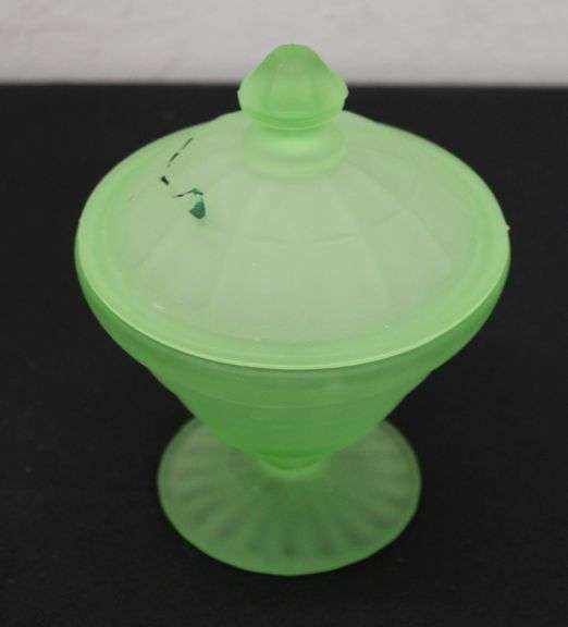 frosted Uranium Glass