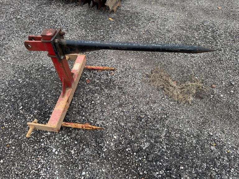 3pt hitch round bale spear