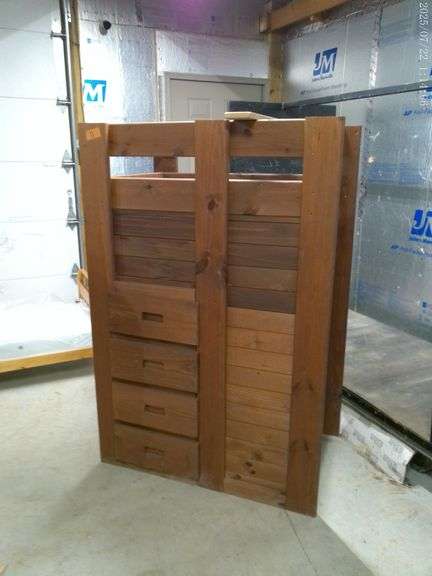 Bunk bed ladder and drawers