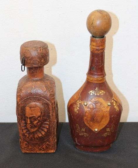 Leather Wrapped Decanters