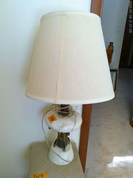Electric lamp. Upstairs