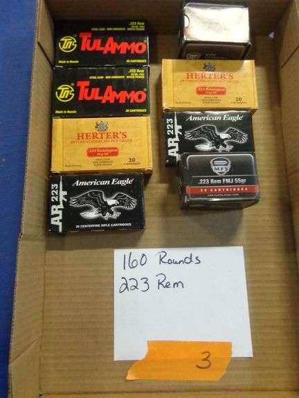 160 rounds 223 REM