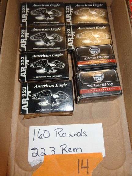 160 rounds 223 REM