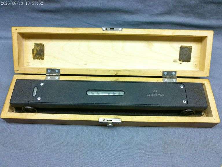 Machine level 12" long. In box