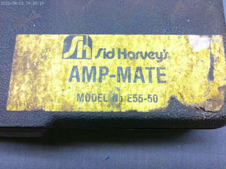 Amp-Mate model E55-50 low voltage amp meter. In box