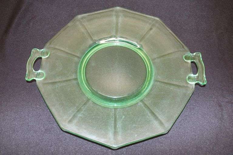 Uranium Glass Tray