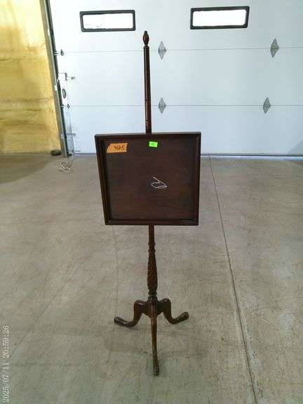 402 - wooden easel/display. 59" tall