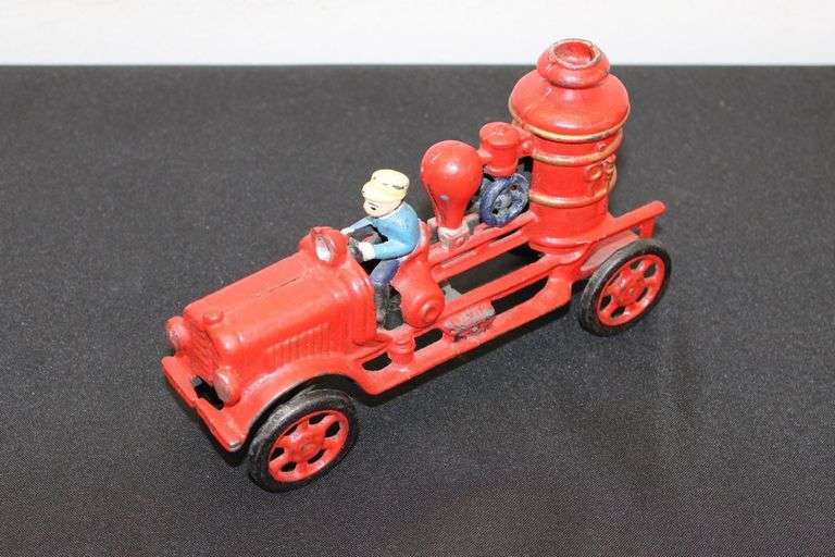 Cast Iron Fire Truck