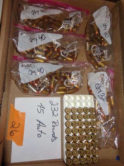 232 rounds 45 auto