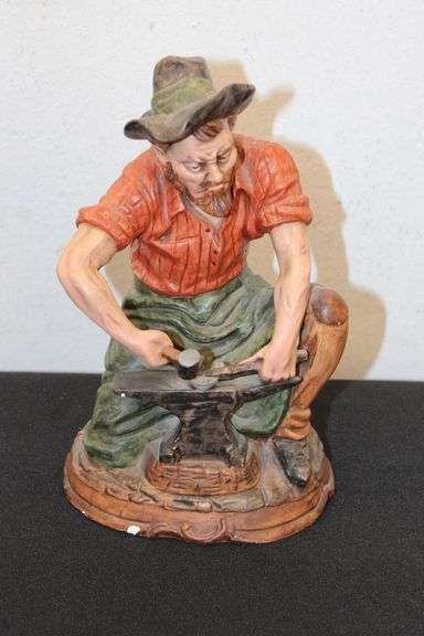 Vintage Blacksmith Statue