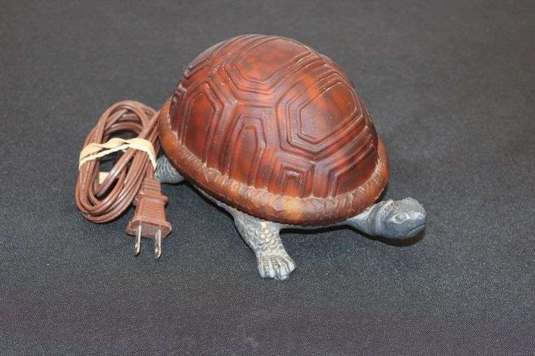 Stained Glass Turtle Light