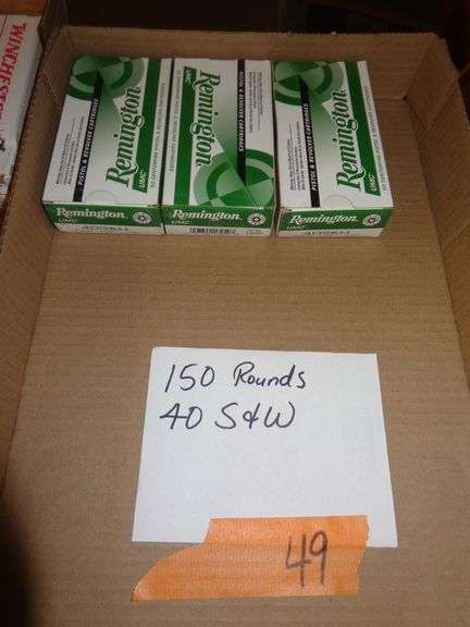 150 rounds 40 S&W