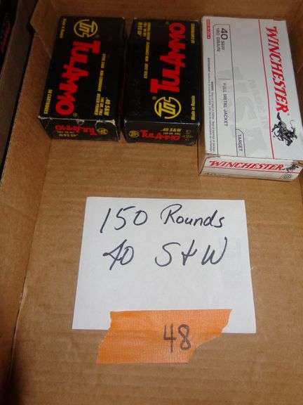 150 rounds 40 S&W
