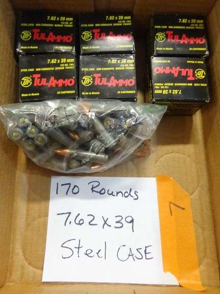 170 rounds 7.62x39