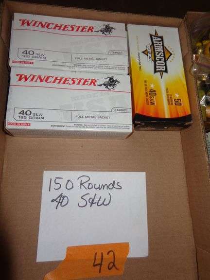 150 rounds 40 S&W