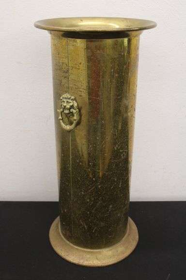 Vintage Brass Umbrella Stand