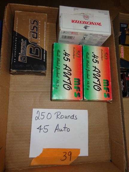 250 rounds 45 auto
