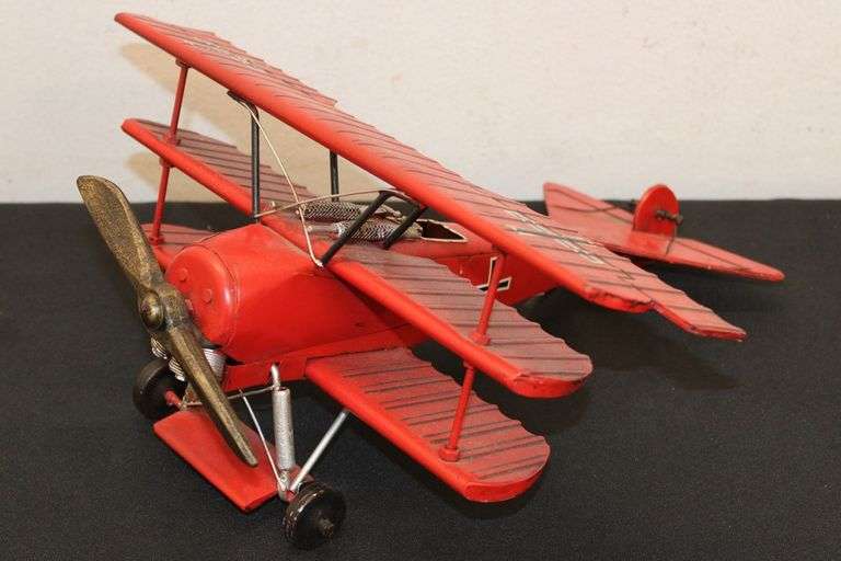 Red Baron Plane Decoration