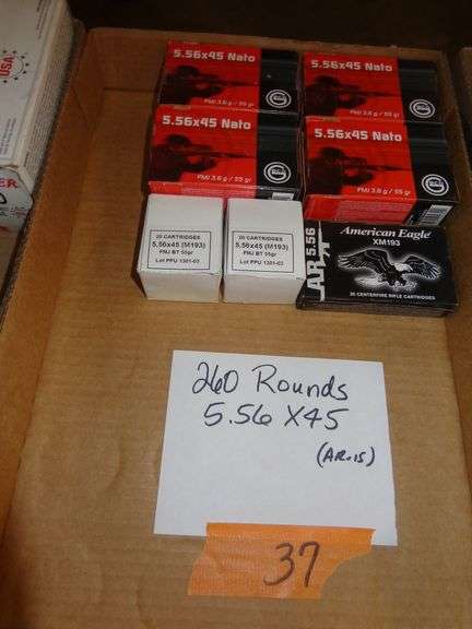 260 rounds 5.56x45