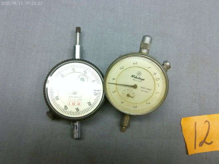 CDI 1/2" travel indicator and Mitutoyo .050". Works well