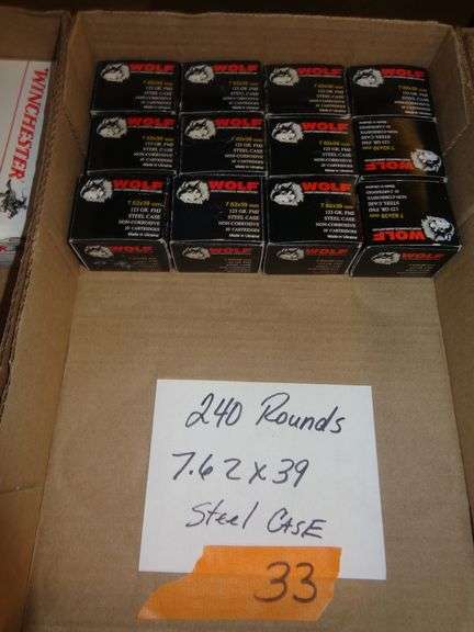240 rounds 7.62x39