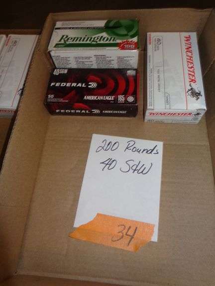 200 rounds 40 S&W