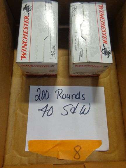 200 rounds 40 S&W