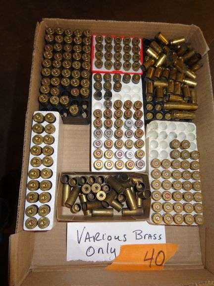 brass only to reload various calibers