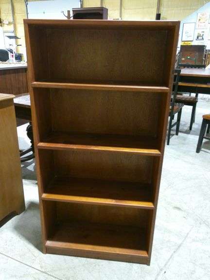 353 Small wooden bookshelf 24"x 9"x46"