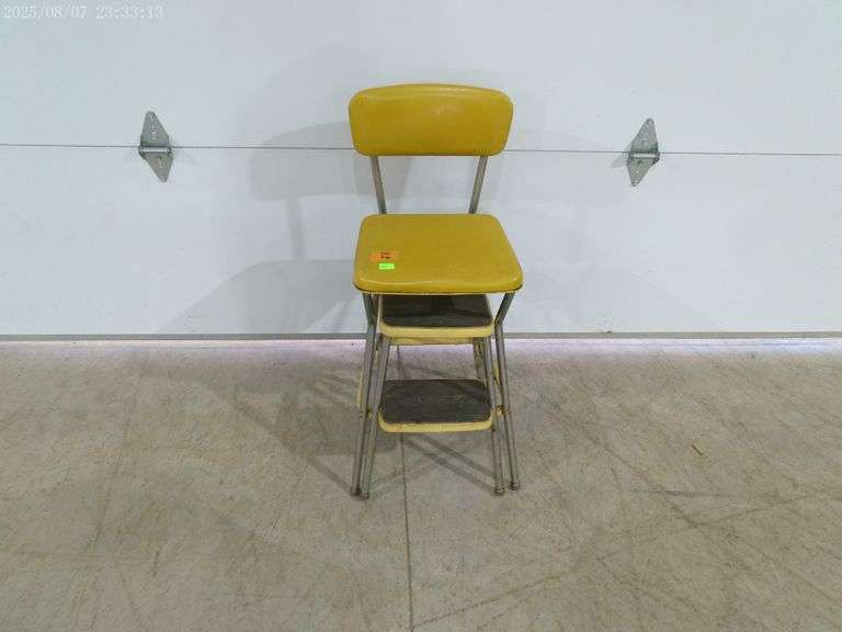 502- Vintage Cosco mid century step stool