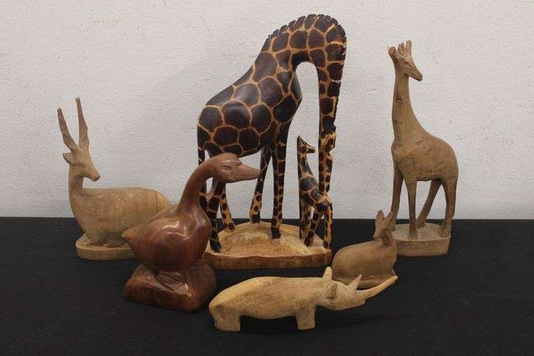 Carved Wood Animals
