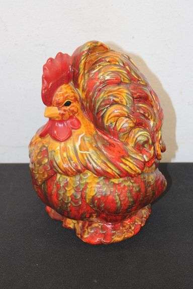 Vintage Rooster Cookie Jar
