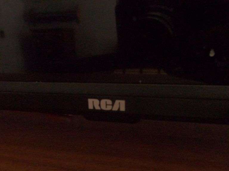 RCA 43" TV. No remote. Untested. See pictures for condition. Located Upstairs.