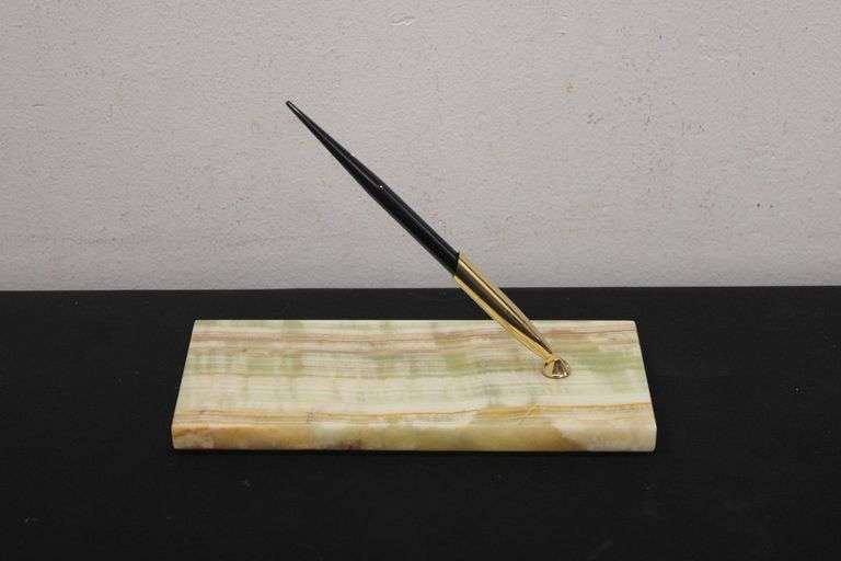 Vintage Pen w/ Marble Base