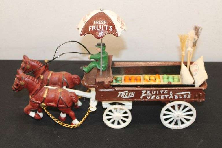 Cast Iron Produce Cart