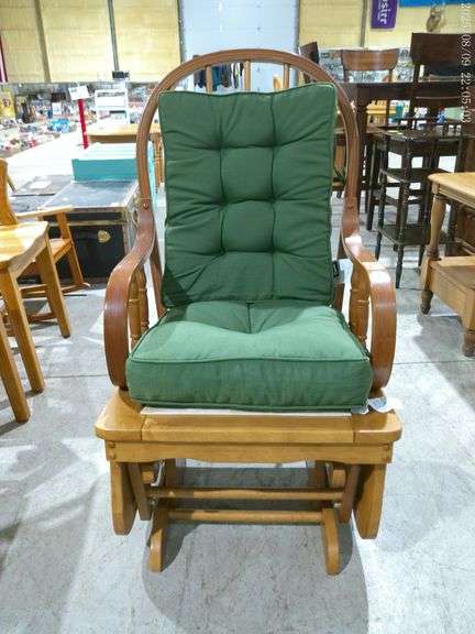 456 - Wooden glider rocker