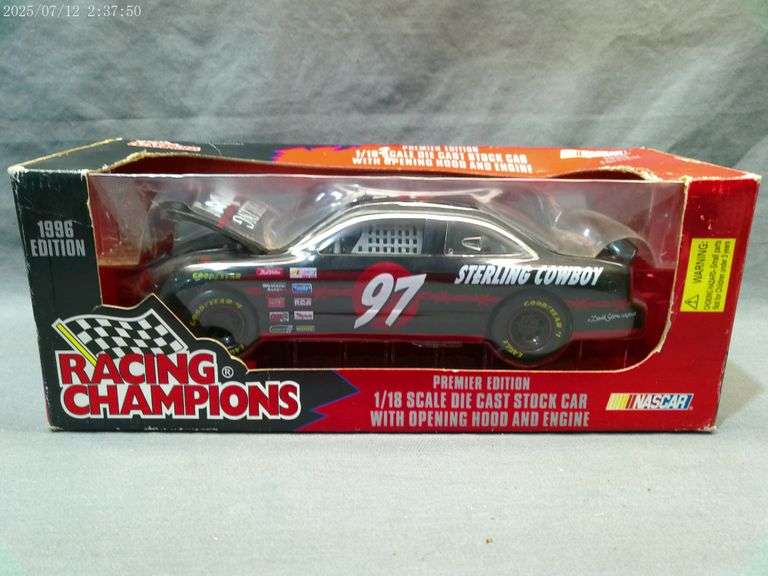 1:18 scale die cast stock car. In box