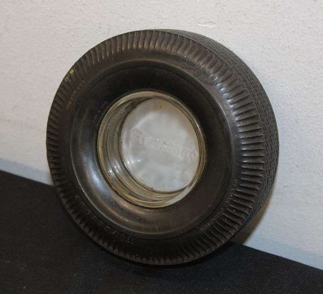 Vintage Firestone Mini Tire Ashtray