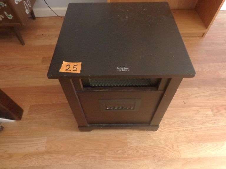 Portable Heater. No remote. Untested. See pictures. Located upstairs.