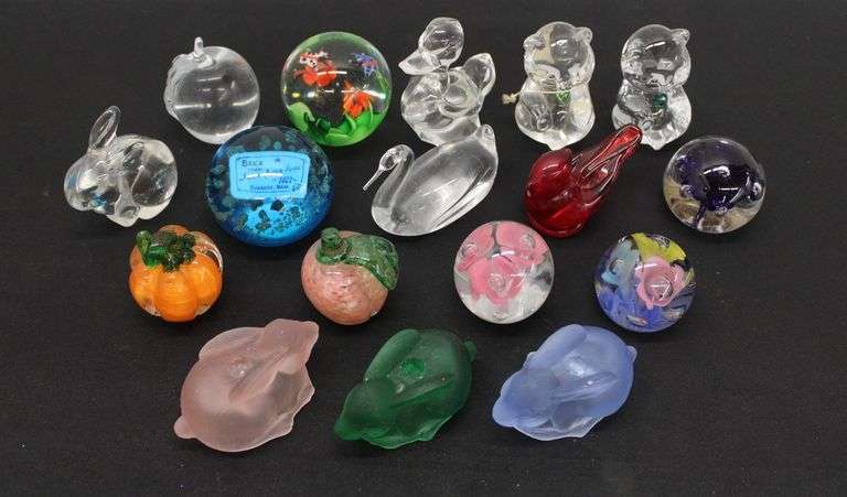Glass Paperweights