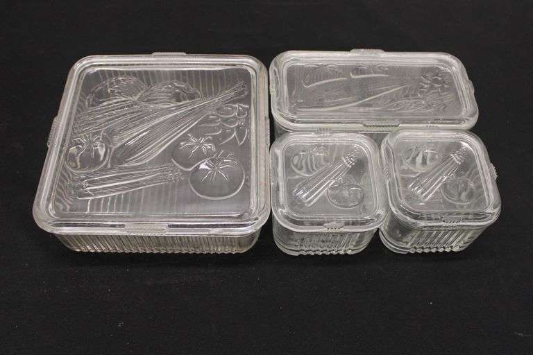 Vintage Glass Refrigerator Dishes