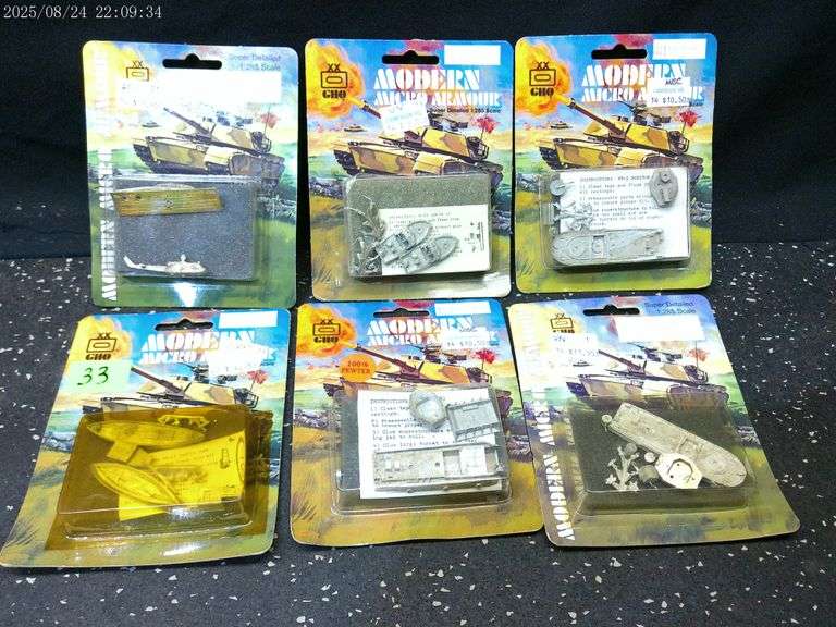 6 packages Micro Modern Armour, 1:285 scale