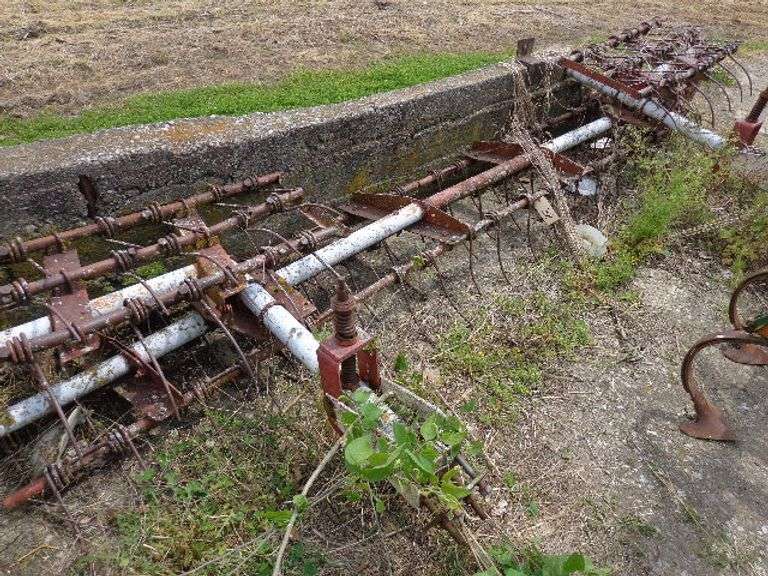 20ft spring tooth harrow mounted